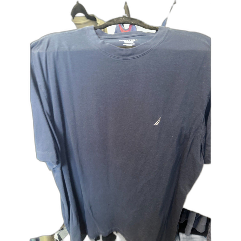 Nautica Soft Men's XL Tee Shirt Navy Extra Large Sleepwear T-Shirt Comfy Casual